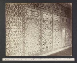 Un mur reretu de faiences polychromignes, orientalist photography, Abdullah frères, act. 1858-1900, 186