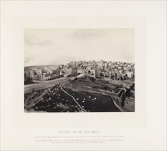 Bethlehem, from the Latin Convent, orientalist photography, F. Frith, Good, Frank M., 1860s