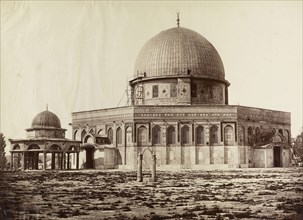 Mosque of Omar, orientalist photography, Bonfils, Félix, 1831-1885, 1880s