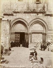 Portes du Saint-Sépulcre, orientalist photography, Bonfils, Félix, 1831-1885, 1880s