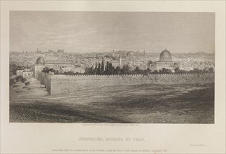 Mosque of Omar, Jerusalem, Mosque of Omar, orientalist photography, Keith, George Skene, 1819-1910, 1844