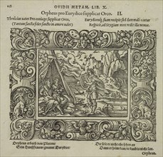 Orpheus pro Eurydice supplicat Orco, Iohan. Posthii Germershemii Tetrasticha in Ovidii Metam. lib. XV. qvibus accesserunt