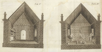 Description et représentation exacte de la maison de glace, construite a St. Petersbourg au mois de janvier 1740