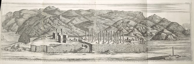 A View of the Ruins of Persepolis as Taken from the Plain, Persepolis illustrata, S. Harding, unknown, 1739