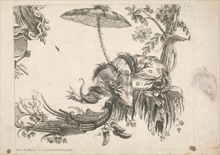 Livre propre à ceux qui veulent apprendre à dessiner l'ornement chinois, Huquier, Gabriel, 1695-1772, ca. 1738