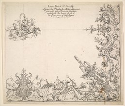 Ornament prints collection, Cuvillies, François d. Aeltere, 1695-1768, ca. 1740