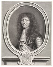 Ludovicus XIIII Dei gratia Franciae et Navarrae rex, Nanteuil, Robert, 1623-1678, Engraving, black-and-white, 1664