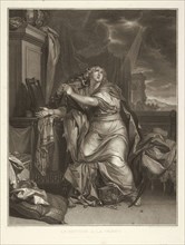 Le retour a la vertu, Le Brun, Charles, 1619-1690, Schiavonetti, Niccoló, 1771-1813, Stipple engraving, etching, black-and-white