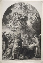 Assumption of the Virgin, print after Peter Paul Rubens, Pontius, Paulus, 1603-1658, Rubens, Peter Paul, Sir, 1577-1640