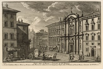 Chiesa della SS. Trinità, e Convento dei PP. Trinitarÿ, Delle magnificenze di Roma antica e moderna, Vasi, Giuseppe, 1710-1782