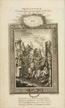 Frontispiece to D.'Hurd's religious ceremonies and customs of all nations, A new universal history of the religious rites