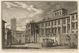 Monastero delle Religiose Filippine, Delle magnificenze di Roma antica e moderna, Vasi, Giuseppe, 1710-1782, Etching