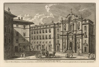 Convento dei PP. Ministri degli Infermi, Delle magnificenze di Roma antica e moderna, Vasi, Giuseppe, 1710-1782, Etching
