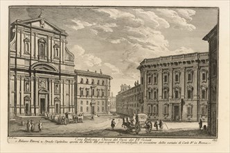 Casa professa, e chiesa del Gesù dei PP. Gesuiti, Delle magnificenze di Roma antica e moderna, Vasi, Giuseppe, 1710-1782