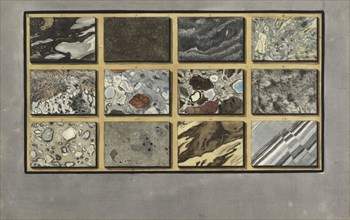 Marble and other mixed stones of Vesuvius polished, Campi Phlegræi., Fabris, Peter, 18th cent., Hamilton, William, Sir, 1730