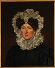 Portrait of Anna Josina van der Pot 0(1769-1836), portrait painting visual material wood oil, Standing rectangular portrait