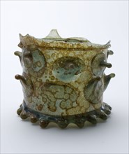 Fragment of pedestal, soil, trunk and chalice of berkemeier, berkemeier drinking glass drinking utensils tableware holder soil