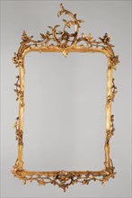 Gold plated linden wood rococo mirror frame, mirror frame frame interior design wood lime wood gold leaf goldpaint 96,0, Stabbed