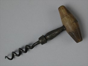 metal worker: Gresnich, Miniature corkscrew, corkscrew opener kitchenware miniature toy relaxant model metal steel wood, forged