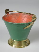 metal worker: Gresnich, Miniature bucket, bucket crockery holder kitchenware miniature toy relaxing agent model metal tin brass