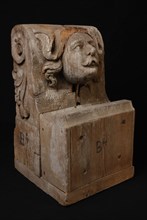Sculpted console of Prinsenkerk, Rotterdam, console construction element carvings sculpture sculpture wood oak wood pine wood