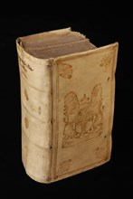 Blaeu, Johannes (publisher), GROTI, HVGONIS. Annales et historiae, oud druk book information form paper cardboard leather