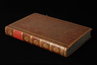 Moreti, Balthasaris (printer), TACITUS, PUBLIUS CORNELIUS. Opera, old-print book information form paper cardboard leather linen