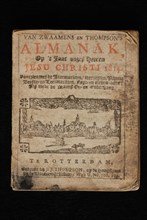 Thompson, Jacobus, Almanac, at the year of our Lord Jesus Christ 1814, almanac old printing book information form paper, printed