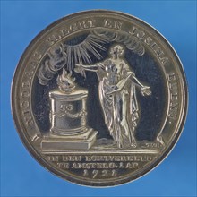 Theodoor Victor van Berckel (Den Bosch 1739 - Den Bosch 1808), Medal on the 50-year marriage of Nicolaas Sleght and Josina Edens