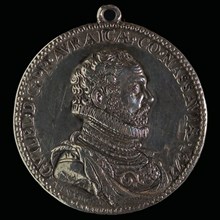 Coenraad Bloc, Medal on the wedding of William of Orange and Charlotte de Bourbon, wedding medal penning footage silver