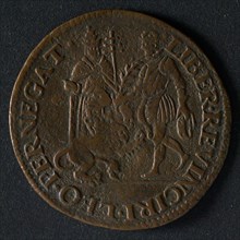 Medal on the redemption of the Inquisition, jeton utility medal medal exchange commodity copper find, the Spanish King offers