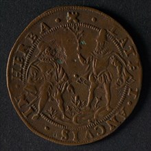 Medal on the unsuccessful peace negotiations through the mediation of the German emperor, jeton utility medal medal exchange
