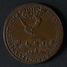 Medal on the conquest of Steenwijk, Ootmarsum and Coevorden, jeton utility medal medal exchange buyer, above three regained