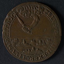 Medal on the conquest of Steenwijk, Ootmarsum and Coevorden, jeton utility medal medal exchange buyer, above three regained
