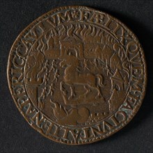 Medal on the loyalty of the Spaniards in connection with attempts at peace negotiations by the German Emperor, jeton utility