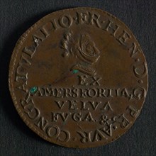 Medal on the conquest of Amersfoort, the Veluwe, 's Hertogenbosch and Wezel by Frederik Hendrik, jeton utility medal