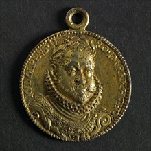 Contribution to the death of Rudolf II, death certificate conscription fee coin identification silver gold?, bust of emperor