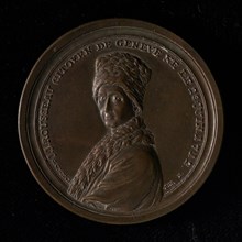 G.C. Waechter, Medal on Jean Jacques Rousseau, medallion medal bronze, bust Rousseau little to the left omschrift: J.J. ROUSSEAU