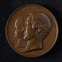 Vz: Maurice Borrel, Medal on the death of Ferdinand, Duke of Orleans, death certificate medal bronze bronze figure 5,1