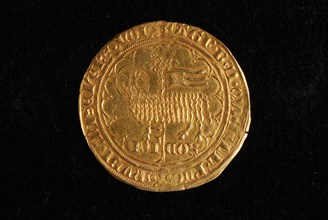 Dutch double lamb, double lam currency money swap gold, 4,585 grams Holland Floris V, AGN. DEI. QVI. TOLL. PCCA. MVDI. MISERERE