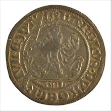 Rijdergoudgulden, Gelderland, Karel van Egmond, z.y., gold gulden coin money swap money found gold, KAROLVS. DVX. GELR - IVL. C