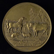 C.R. Collis, Pricelist of the Society for the Promotion of Agriculture and Livestock in Zeeland, price medal penning footage