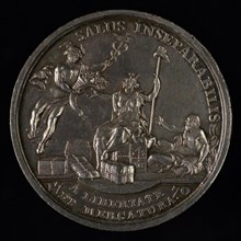 design: Theodoor Victor van Berckel (Den Bosch 1739 - Den Bosch 1808), Medal with city weapon of Rotterdam, Toolkit penny