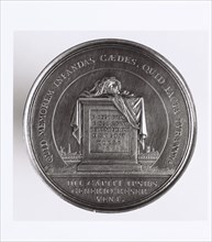 Jan Smeltzing I, Medal on the plunder of the house of bailiff Jacob van Zuylen van Nijevelt at the Leuvehaven in Rotterdam