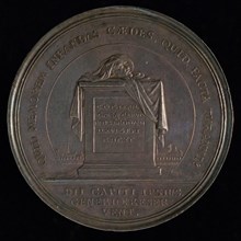 Jan Smeltzing I, Medal on the plunder of the house of Baljuw Jacob van Zuylen van Nijevelt at the Leuvehaven in Rotterdam, penny