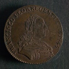 A.R. Werner, Medal of Namur in honor of French I of Tuscany, as co-director of the Empire, penning footage copper, bust French I