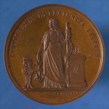 J.P. Menger, Medal at the Centenary of the Bataafsch Society for Experimental Philosophy in Rotterdam, medallion bronze