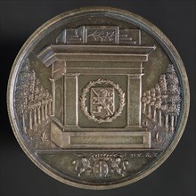 De Vries en Zoon, Medal on the fourth centenary of the invention of the printing press, penning visual material silver