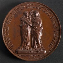 J. Elion, Medal on the 250th anniversary of the Remonstrant Brotherhood in Rotterdam, medallions bronze bronze med 6.0