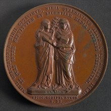 J. Elion, Medal on the 250th anniversary of the Remonstrant Brotherhood in Rotterdam, medallion bronze bronze med 6.0